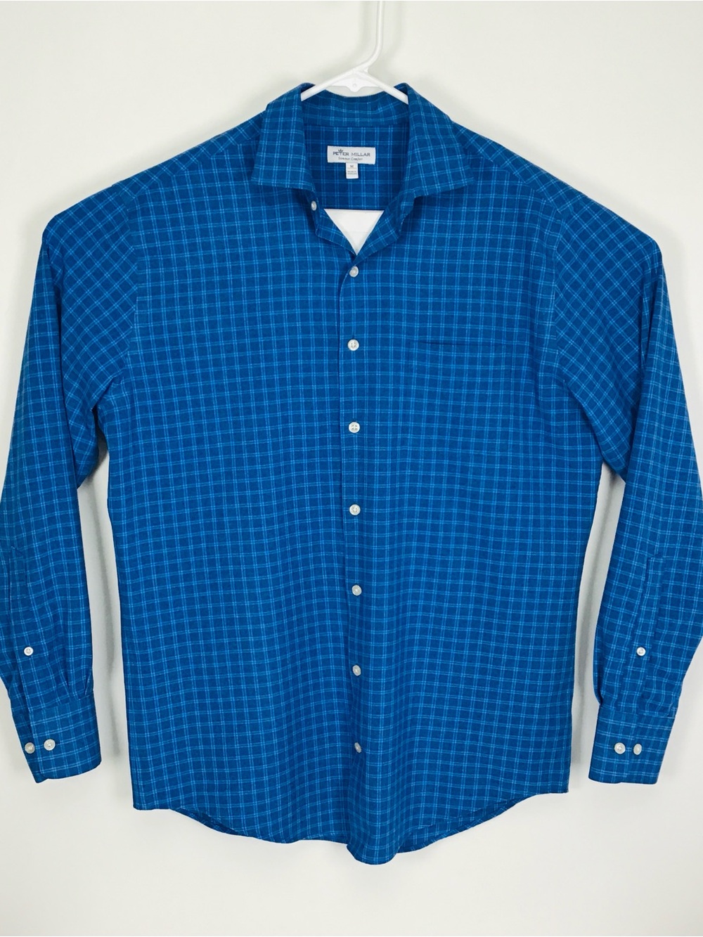Peter Millar Summer Comfort men’s long sleeve button up shirt medium